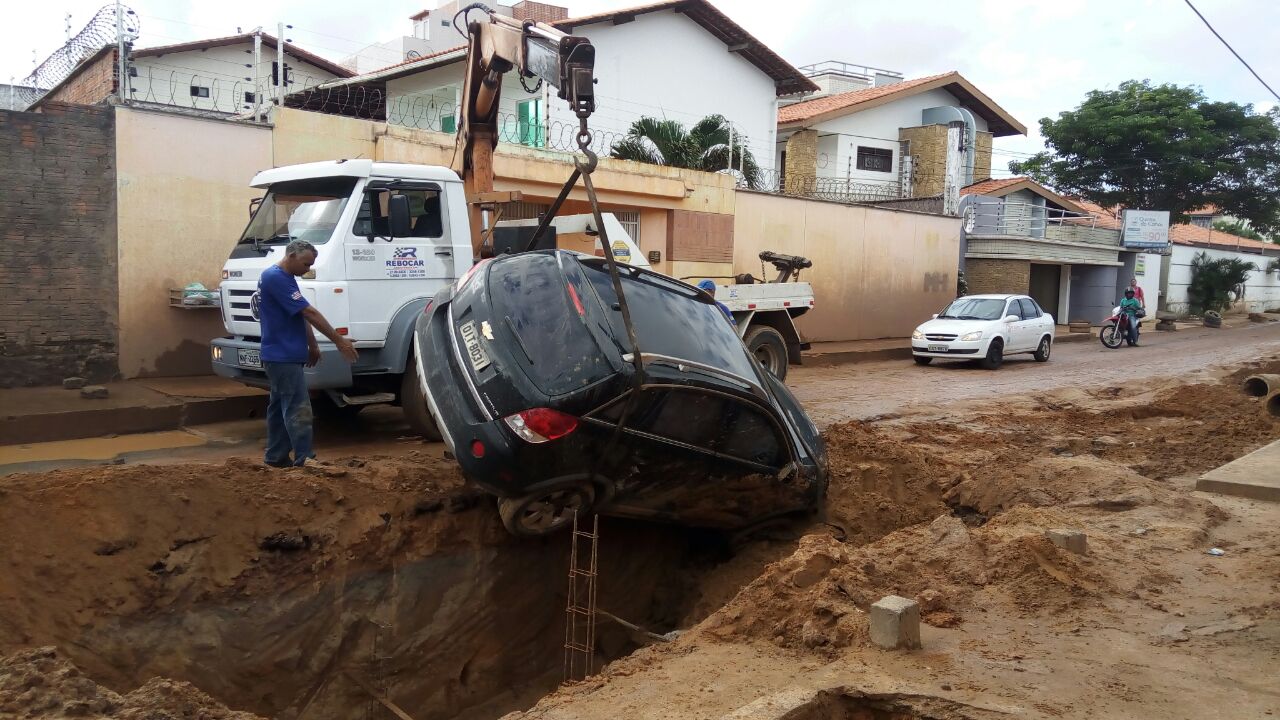 retirada do carro